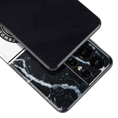 NBA Minnesota Timberwolves Marble Galaxy S21 Ultra 5G Skin
